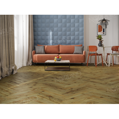 Ламинат NORLAND Herringbone Elegant LF303-14 Дуб Скай