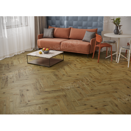 Ламинат NORLAND Herringbone Elegant LF303-14 Дуб Скай
