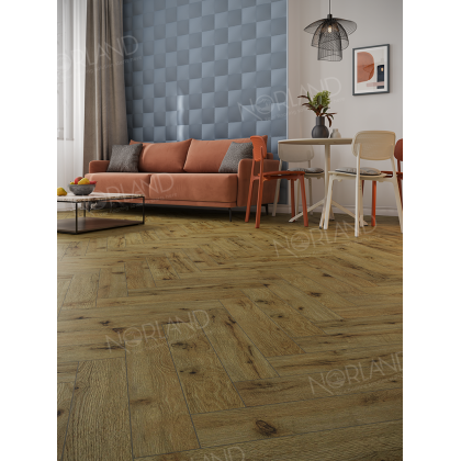 Ламинат NORLAND Herringbone Elegant LF303-14 Дуб Скай