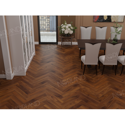 Ламинат NORLAND Herringbone Elegant LF303-19 Орех Кипр
