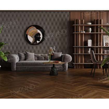 Ламинат NORLAND Herringbone Elegant LF303-22 Дуб Треско