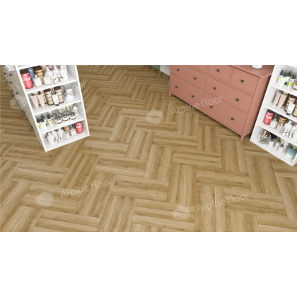Ламинат Alpine Floor Herringbone 12 PRO Дуб Эльзас LF106-02