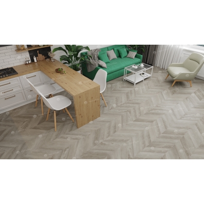 Виниловый клеевой пол ALPINE FLOOR Chevron Alpine LVT ECO 20-1 Дуб Фантазия