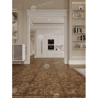 Полимерно-каменное покрытие SPC ALPINE FLOOR Parquet Sirocco ECO 25-3 Елисейские поля