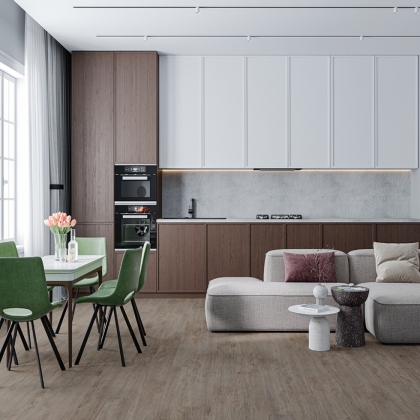 Полимерно-каменное покрытие ALTA STEP Perfecto SPC8801 Дуб серый Полимерно-каменное покрытие ALTA STEP Perfecto SPC8801 Дуб серый