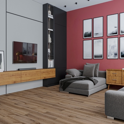 Полимерно-каменное покрытие ALTA STEP Perfecto SPC8803 Дуб классический Полимерно-каменное покрытие ALTA STEP Perfecto SPC8803 Дуб классический