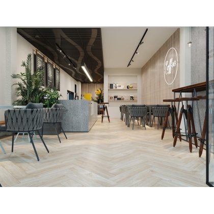 Полимерно-каменное покрытие Cronafloor Herringbone H002 Дуб Ницца