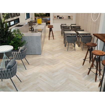 Полимерно-каменное покрытие Cronafloor Herringbone H002 Дуб Ницца