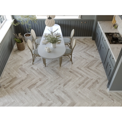 Полимерно-каменное покрытие Cronafloor Herringbone H005 Дуб Страсбург