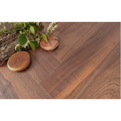 Ламинат FLOOR FORT Walnut Tree Herringbone 19004-1 HC Орех Стенфорд