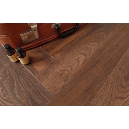Ламинат FLOOR FORT Walnut Tree Herringbone 19004-1 HC Орех Стенфорд