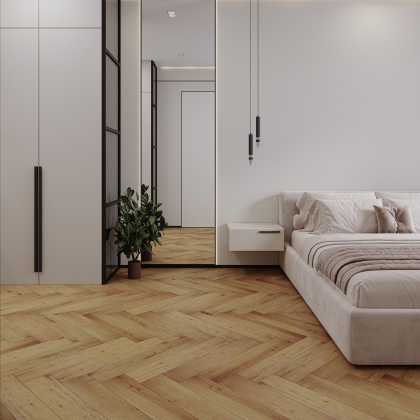 Полимерно-каменное покрытие SPC FLOORWOOD Authentic 5422 Янтарные Волны