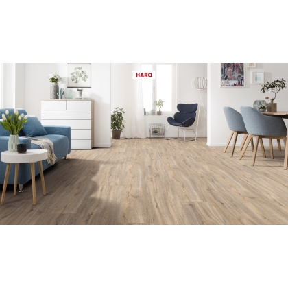 Эко-полы Disano by Haro Classic Aqua Plank XL 4V 543731 Дуб Каменный Кремовый