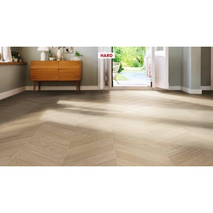 Ламинат HARO Chevron 545178 Дуб Белый Шеврон