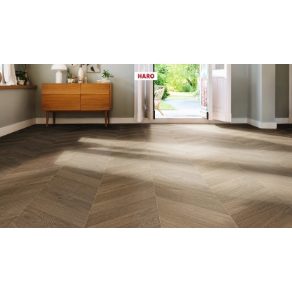 Ламинат HARO Chevron 545181 Дуб Дымчатый Шеврон
