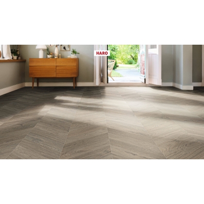 Ламинат HARO Chevron 545182 Дуб Серый Шеврон