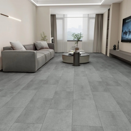 Полимерно-каменное покрытие ICON FLOOR Marble SPC XPE ML-70 Бетон Колдер