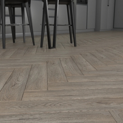Полимерно-каменное покрытие ICON FLOOR Purple SPC PL-304 Дуб Барди