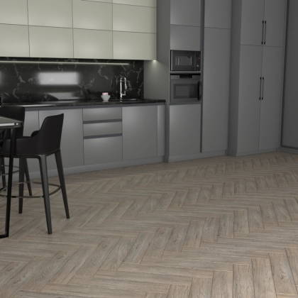 Полимерно-каменное покрытие ICON FLOOR Purple SPC PL-304 Дуб Барди