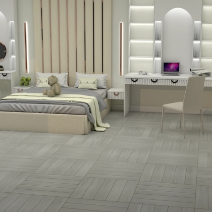 Полимерно-каменное покрытие ICON FLOOR Purple SPC PL-305 Дуб Смит