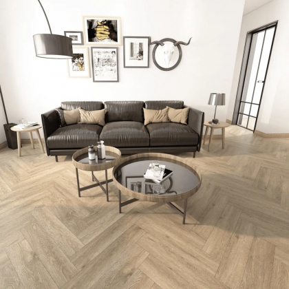 Полимерно-каменное покрытие ICON FLOOR Purple SPC PL-307 Дуб Бове
