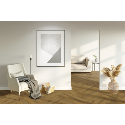 Полимерно-каменное покрытие KUBERPOL Резонанс Kuberparquet KR654PQ Кардинал