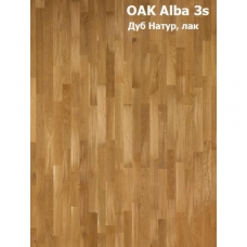 Паркетная доска PRIMAVERA Oak Alba 3S лак