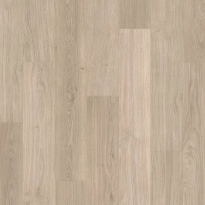 Ламинат Quick Step Perspective Wood PW1304 Доска Дуба светло-серая лакированная