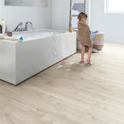 Инженерный виниловый замковой пол Quick Step Rigit Alpha Vinyl Small Plank AVSP40038 Дуб Каньон бежевый