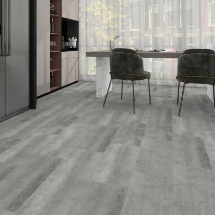 Полимерно-каменное покрытие Quick Step SPC Vinyl Volcano VSPC20257 Бетон темный Полимерно-каменное покрытие Quick Step SPC Vinyl Volcano VSPC20257 Бетон темный