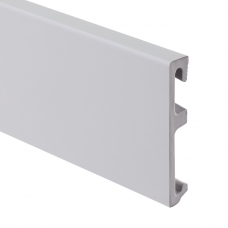 Плинтус композитный SALAG Alpha 80 Grey RAL7047 AF81F2 80*16*2400 мм