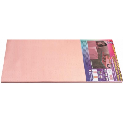 Подложка SOLID Розовая листовая перфорированная для теплого пола 1050*500*1,8 мм