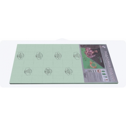 Подложка SOLID Зеленая листовая под SPC, WPC, LVT 1000*500*1,5 мм
