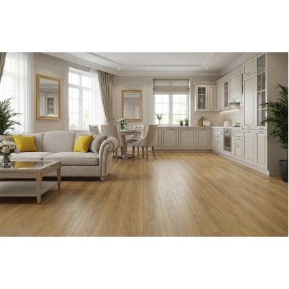 Полимерно-каменное покрытие STONE FLOOR MSPC Narrow 9332-63 MP Дуб Гран-При