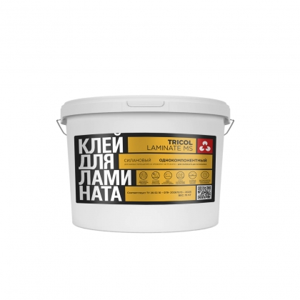 Клей для ламината однокомпонентный силановый TRICOL LAMINATE 1K MS LVT 15кг Клей для ламината однокомпонентный силановый TRICOL LAMINATE 1K MS LVT 15кг