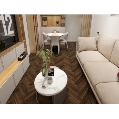 Полимерно-каменное покрытие SPC UNION Art Collection AR03-15 Орех Рован