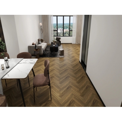 Полимерно-каменное покрытие SPC UNION Art Collection AR03-16 Орех Ариал