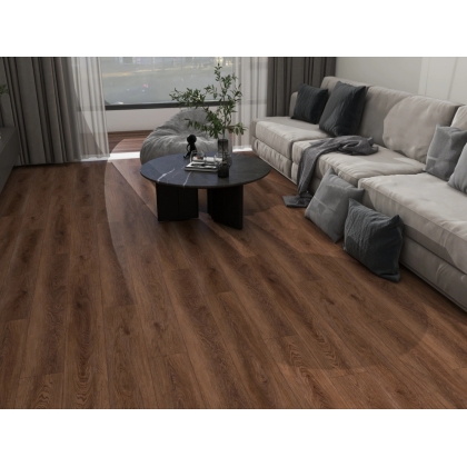 Полимерно-каменное покрытие SPC UNION Essence Collection ES02-06 Дуб Брауни